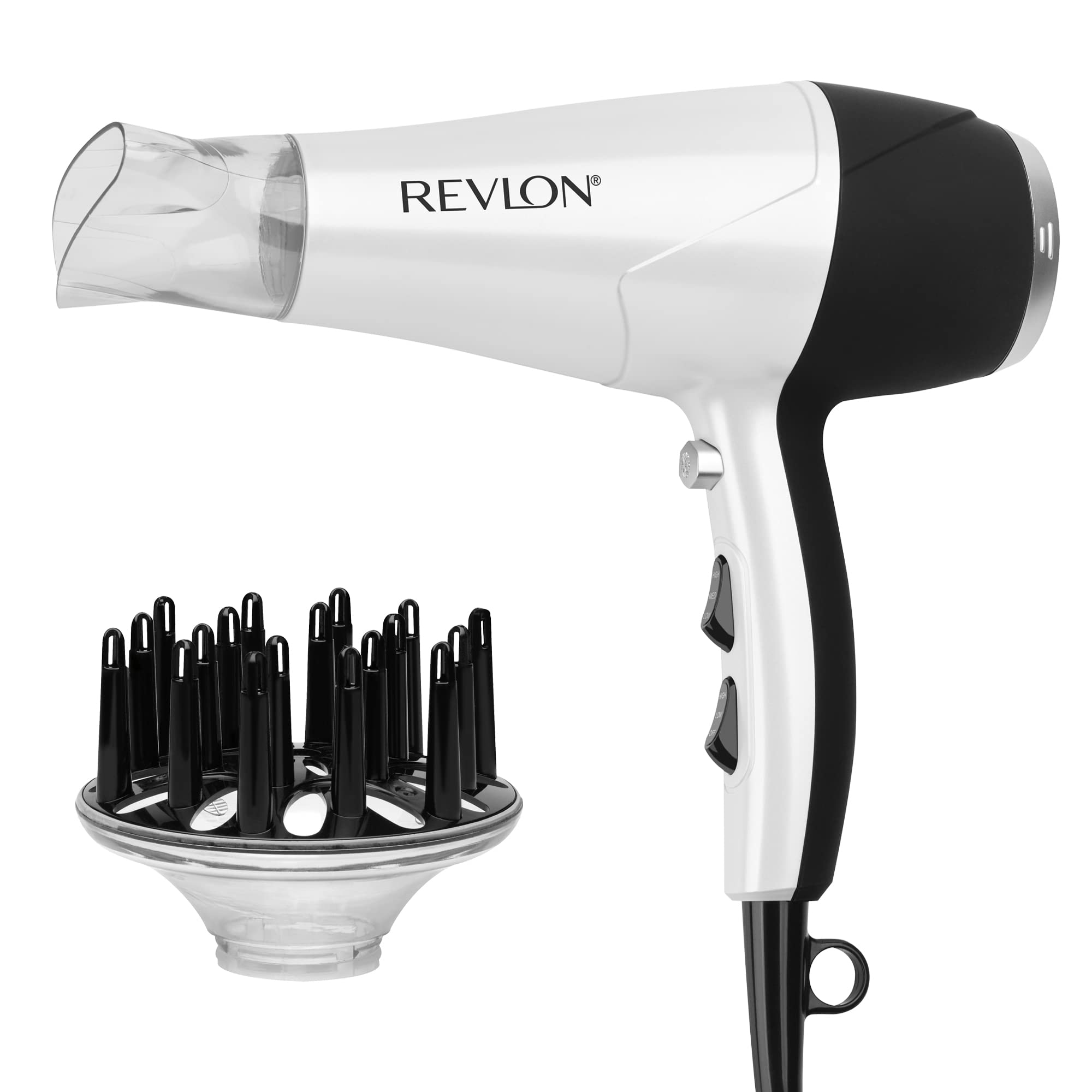 Secador De Cabelo Revlon Infrared 1875w Lift, Body, Volume White