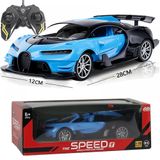 Controle Infantil De Carro Remoto Azul Veyron Rc Simu Sports