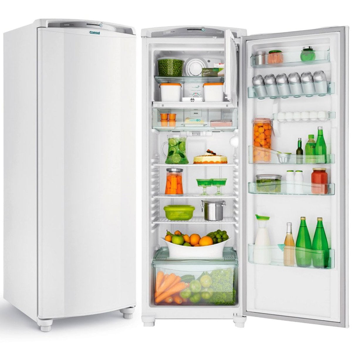 Refrigerador Consul Frost Free 342 Litros com Controle de Temperatura CRB39 Branco