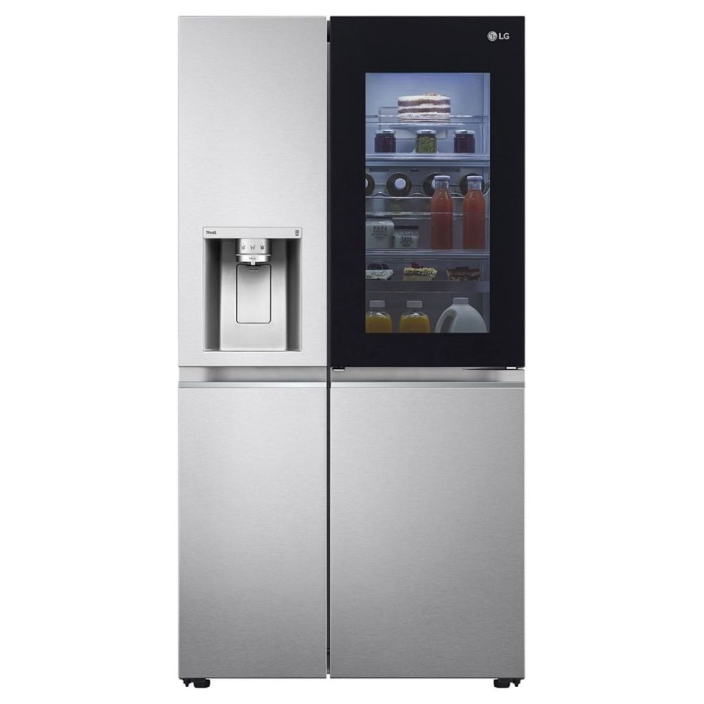 Geladeira Lg Side By Side Craft Ice 598l Instaview Inverse Inox 220v Gc-x257csh1