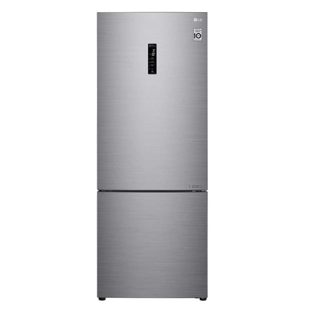 Refrigerador Lg Bottom Freezer Inverse 451l Platinum 110v Gc-b569nllm