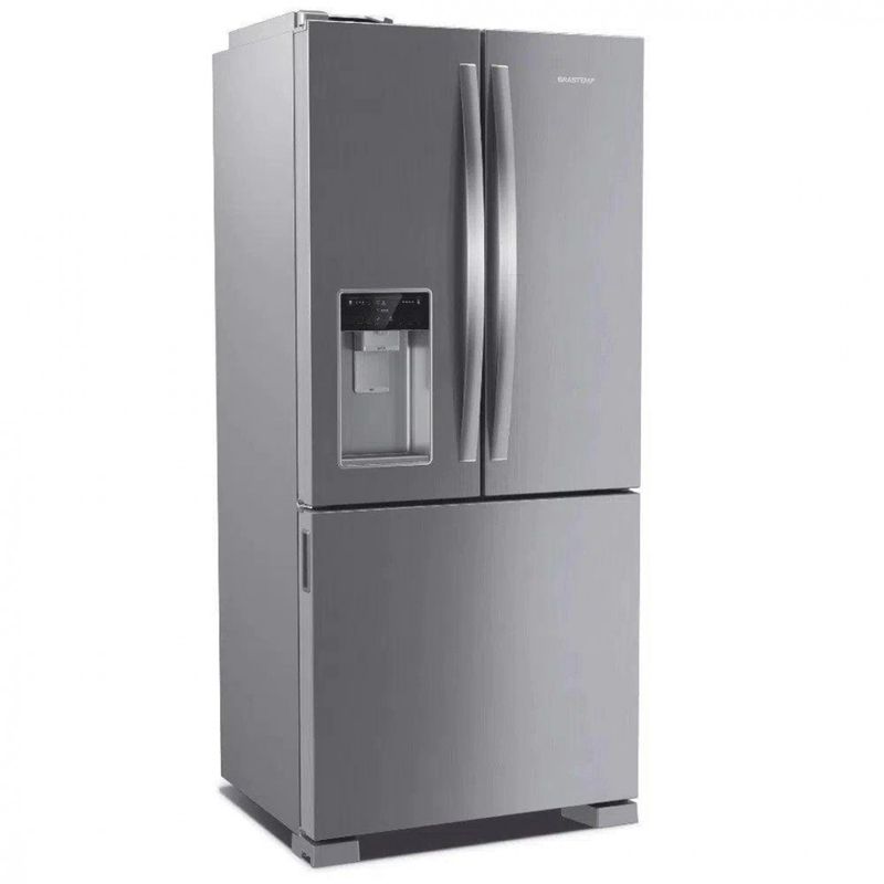 Geladeira/refrigerador 515 Litros 3 Portas Inox - Brastemp - 110v - Brh85akana