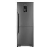 Geladeira Exclusiva Panasonic Frost Free 425l A+++ Titânio - Nr-bb53pv3t 220v Panasonic