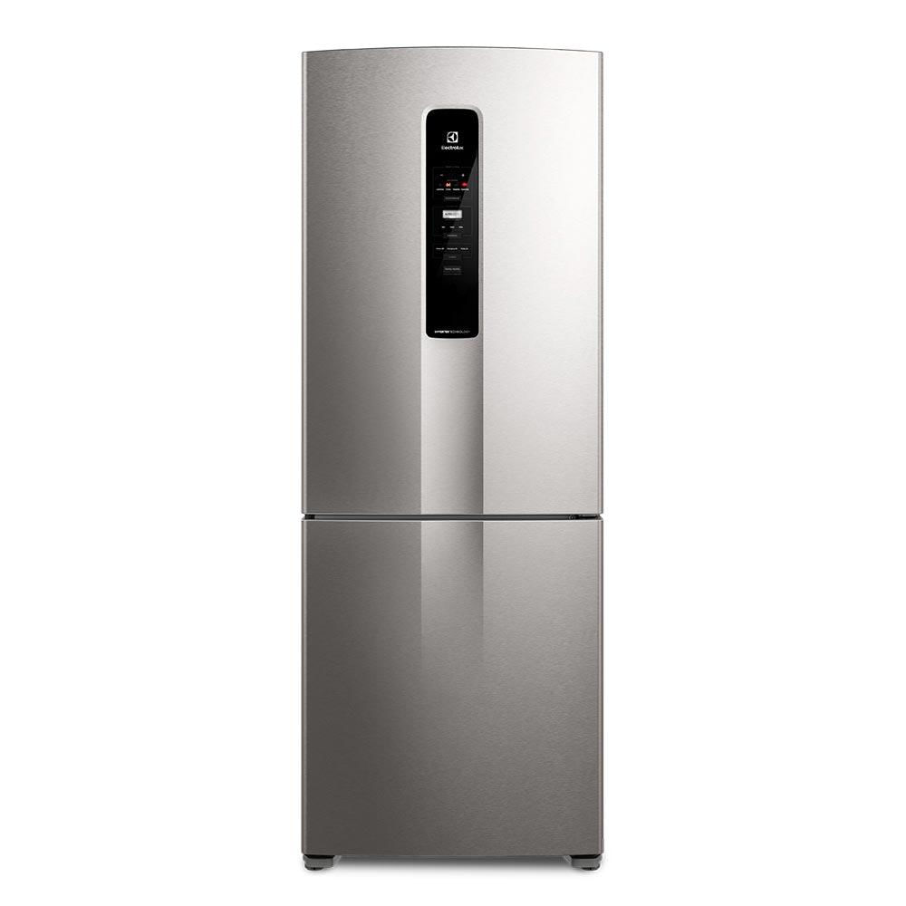 Refrigerador De 02 Portas Electrolux Frost Free Com 490 Litros Efficient Com Autosense Inverse Inox Look - Ib7s