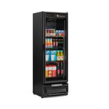 Refrigerador Vertical De Bebidas E Laticínios Grv-45 Lb Pr All Black Frost Free Com Gás Ecológico 445 Litros Led Perimetral Gelopar 220v Gelopar