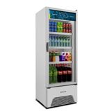 Refrigerador Vitrine Metalfrio 398 Litros Vb40al, Frost Free, Porta De Vidro, Branco 110v