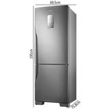 Geladeira/refrigerador Panasonic Frost Free 2 Portas Nr-bb71pvfx 480 Litros Tecnologia Inverter Aço Escovado