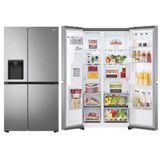 Geladeira Side By Side 4 Portas Frost Free Inverter 611l Gc-l257slp Lg