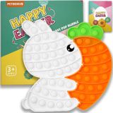 Brinquedo Sensorial Petbsnvb Bunny Carrot Pop Bubble Fidget Kids 3-9y