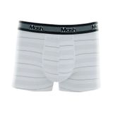 Cueca Boxer Cotton Listrada Mash Branco Gg