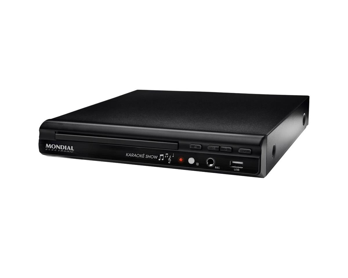 Dvd Player D-20 Com Karaokê Mp3 Usb Il Mondial Bivolt