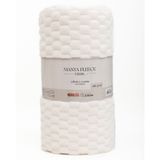 Manta Fleece Queen Tapetes Junior Branco Un