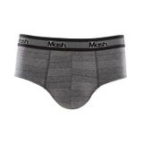 Cueca Masculina Slip Cotton Listrada Mash Cinza G