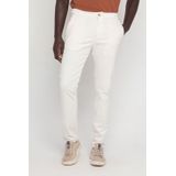 Calça Masculina Sarja Slim Haiti Bordada Polo Wear Creme