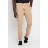 Calça Masculina Sarja Slim Senna Polo Wear Caqui Escuro