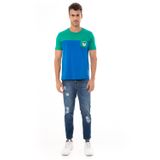 Calça Masculina Jeans Trapézio Polo Wear Jeans Escuro