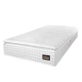 Colchão Solteiro Espuma D45 Lazio Pillow Top 88x188x29cm Branco Hellen - Suporta Até 120kg Por Pessoa