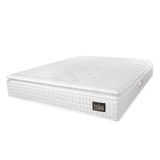 Colchão Casal Espuma D45 Lazio Pillow Top 138x188x29cm Branco Hellen - Suporta Até 120kg Por Pessoa