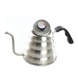 Chaleira Inox Bico De Ganso Tipo Hario Decorada Fino Litro