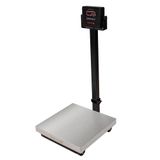 Balança Digital De Plataforma Balmak Serie Plus Inox 300kg Coluna Com Bateria K-300icb-3/p