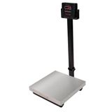 Balança Digital De Plataforma Balmak Serie Plus Inox 150kg Coluna Com Bateria K-150icb-3/p