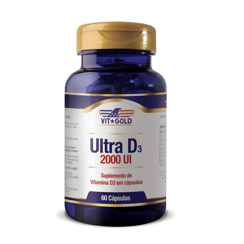 Vitamina Ultra D3 2.000ui Vitgold 60 cápsulas é boa?