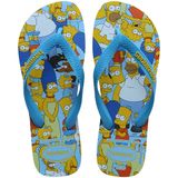 Chinelo Havaianas Masculino Simpsons Turquesa 37/38