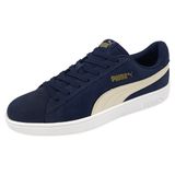 Tênis Puma Smash V2 Tapioca Gold White