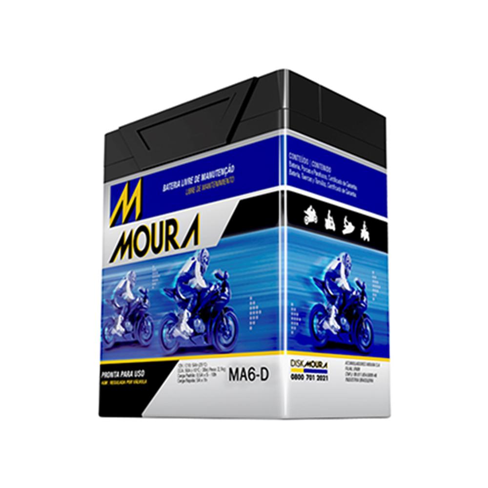 Bateria Moura 6ah Cb 300 Cb300 R Cb 300r Cb 300r Flex Ma6-d