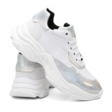 Tênis Feminino Chunky Colorido Bloqueira Sneakers Flatform Mod 017