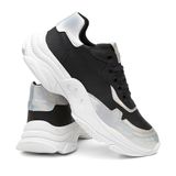Tênis Feminino Chunky Colorido Bloqueira Sneakers Flatform Mod 017