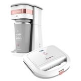 Kit Cadence Dream Rosé Gold - Cafeteira e Sanduicheira - 220V