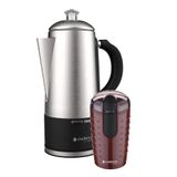 Kit Cafeteira Italiana Gran 1,5l E Moedor De Café Cadence - 220v