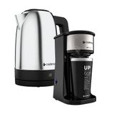 Kit Cafeteira Up To Go E Chaleira Elétrica Pure Inox Cadence - 220v