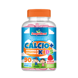 CALCIO KIDS + D3 + K2 MORANGO -  SEMPREBOM - 600MG - 90 CAPS