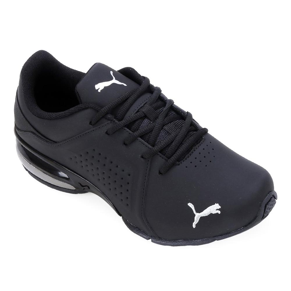 Tênis Puma Viz Runner Bdp Masculino - 42 - Preto/prata