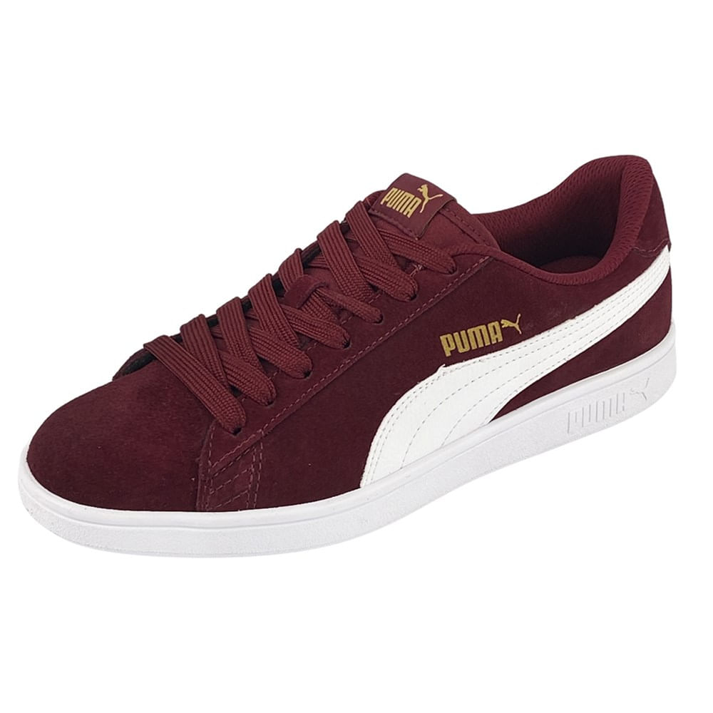 Tênis Puma Smash V2 Bdp Rhubard Team Gold White