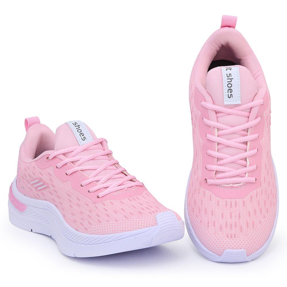 Tênis Feminino Esporte Amortecedor Gel Academia Conforto - Rosa - 38