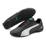 Tênis Puma Mercedes Amg Petronas Future Kart Cat Masculino - 38 - Preto/prata