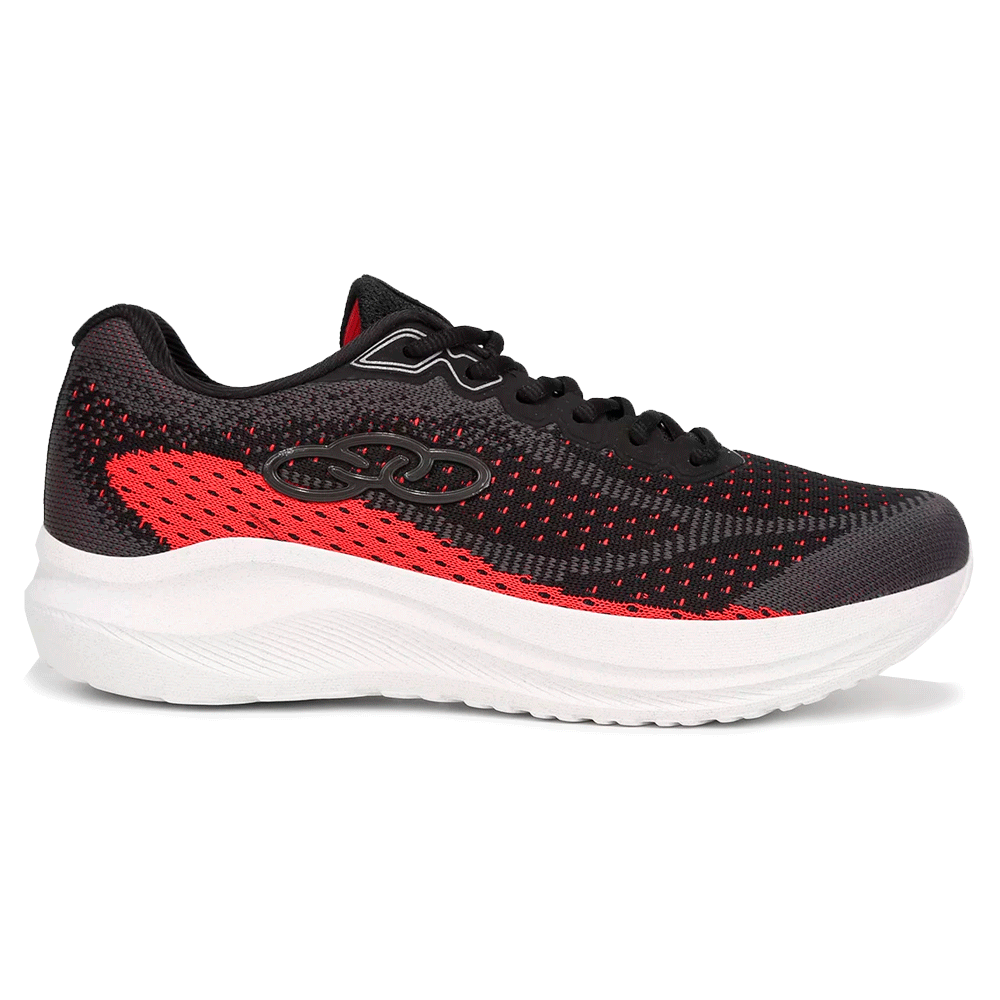 Tênis Olympikus Soma - Masculino - 41 - Cinza-vermelho