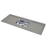 Pia para Cozinha Cuba Inox Ecogranito 160cmx54cm Decoralita Cinza