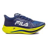 Tênis Fila Racer Carbon Masculino - 44 - Marinho/limão