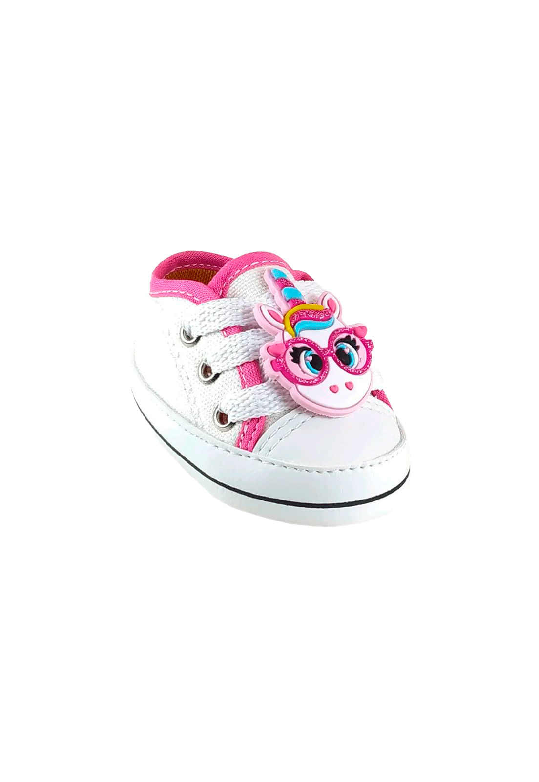 Tenis Bebê Menina Unicórnio Bener Babys-rosa