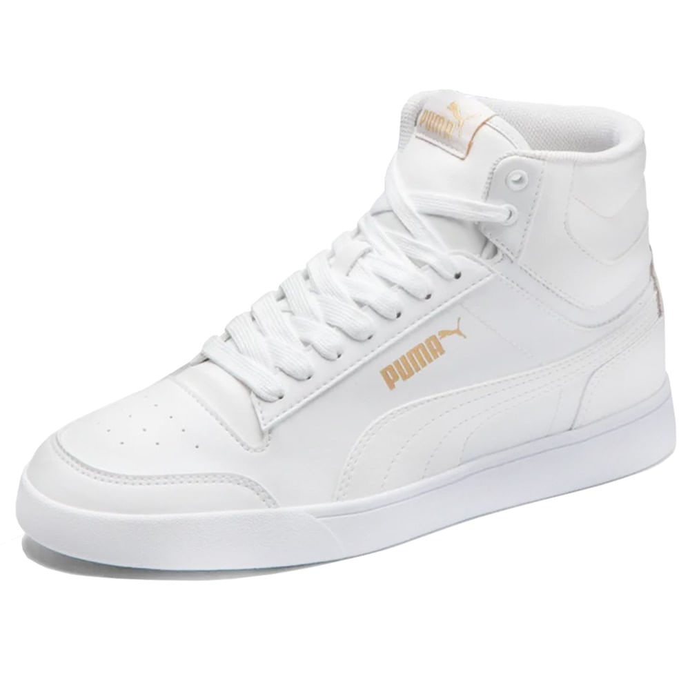 Tênis Puma Shuffle Mid Wns Bdp White Gold