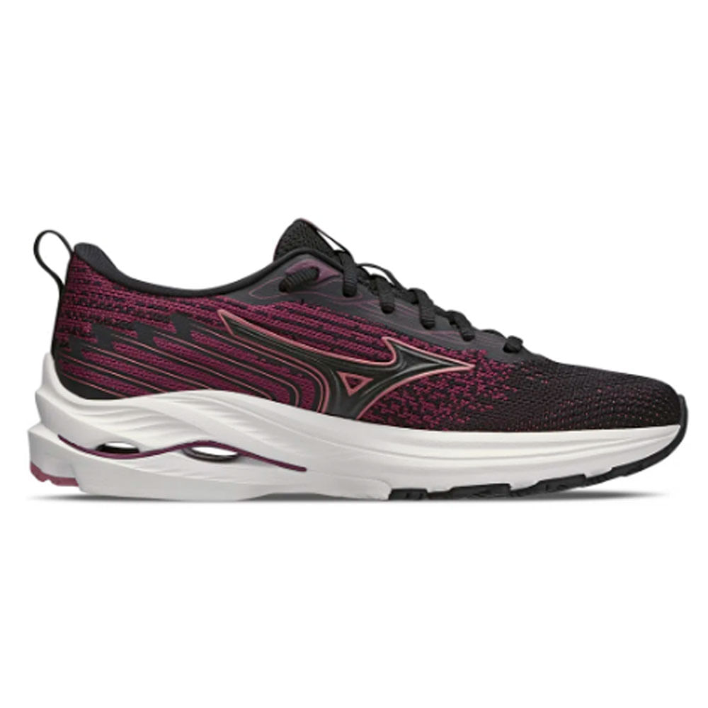 Tênis Mizuno Wave Vitality 5 - Feminino - 35 - Preto-vinho