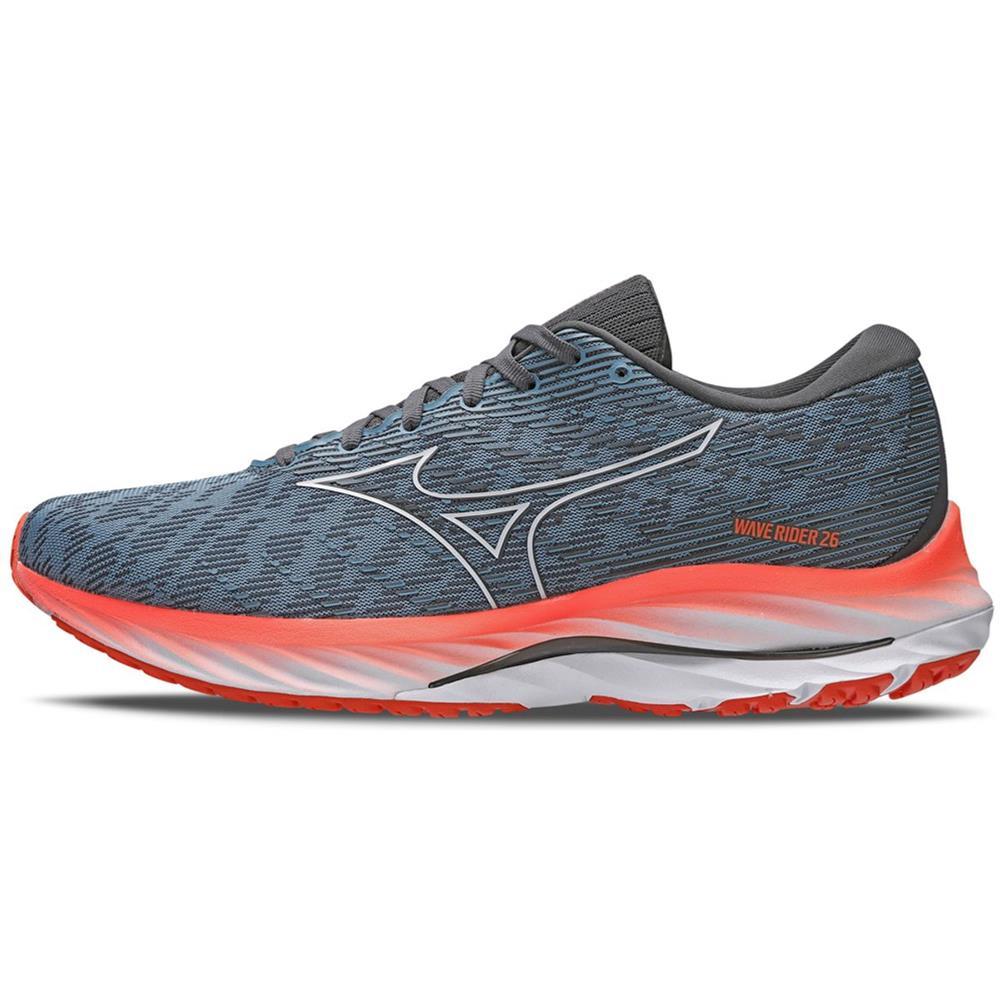 Tênis Running Mizuno Masculino Wave Rider J1gc220351 Petroleo/coral 44