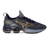 Tênis Mizuno Wave Invictus 3 Preto Running Performance