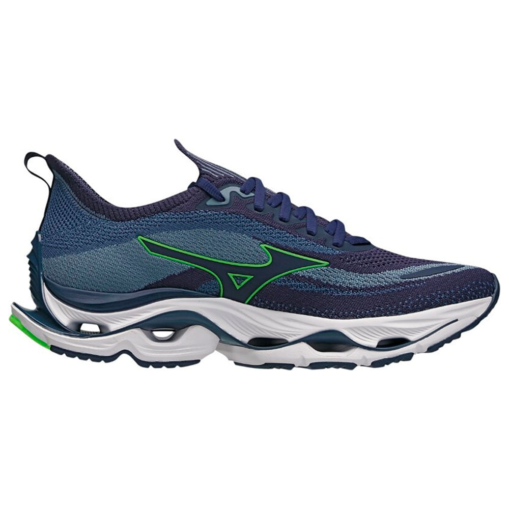 Tênis Mizuno Wave Impetus - Masculino - 39 - Marinho-azul