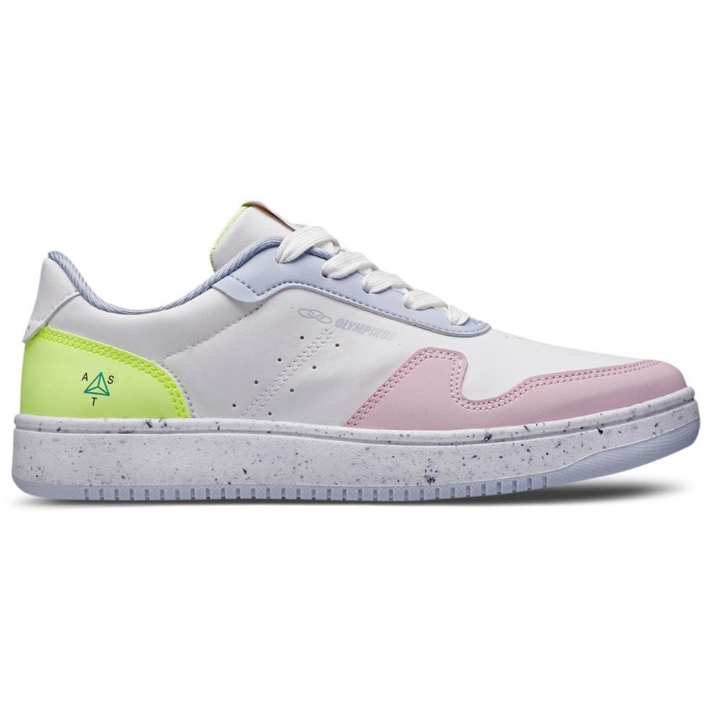 Tênis Olympikus Feminino Urbano 199 Branco/azul/rose 35