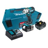 Chave de Impacto à Bateria 18,0V 330 N.m com 2 Baterias 5,0Ah e Maleta DTW300RTJ MAKITA